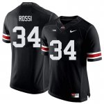 NCAA Ohio State Buckeyes Men's #34 Mitch Rossi Black Nike Football College Jersey TAA8645PX